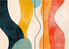 Kép - Minimalista színes illusztráció II. (70x50 cm)