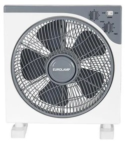 Eurolamp Állóventilátor 45W/230V átm. 37 cm fehér/szürke EU0155