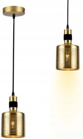 Elegáns Arany Mennyezeti Lámpa Lógó Csillár Fém Modern E27