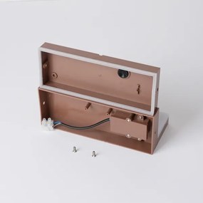 Brilagi - LED kültéri fali lámpa TESSI LED/10W/230V barna IP54