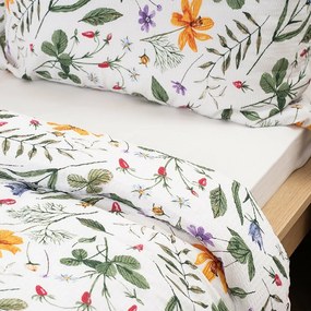 4Home Wildflower Bliss krepp ágyneműhuzat, 160 x 200 cm, 70 x 80 cm, 160 x 200 cm, 70 x 80 cm