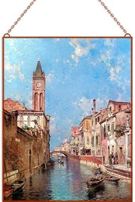 Unterberger-Venice3 üvegkép, falikép