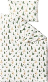 Pamut ágynemű CHRISTMAS FOREST színes kivitel Ágyneműhuzat mérete: 70 x 90 cm | 140 x 220 cm