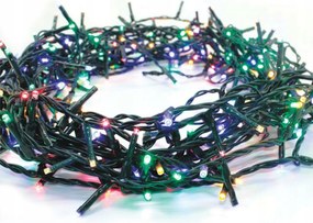 Aca Lighting 100 db 5 cm-es LED-es lĂĄnc, többszĂnƱ, 220-240V 8 program, IP44