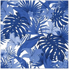 Poszterek 70x70 Classic Blue Monstera