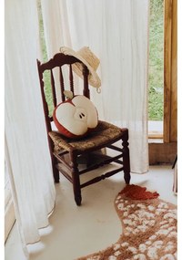 Pamut gyerek párna ø 30 cm Apple – Lorena Canals