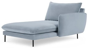 Világoskék bársony heverő (jobb oldali) Vienna – Cosmopolitan Design
