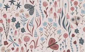 Flizelin tapéta fali flizelin prémium rovar virágok 416x254 ragasztó