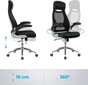 Irodai szék, ergonómikus hálós forgószék