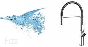Fizz mosogató csaptelep kihúzható fejjel