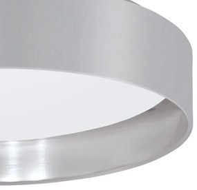 Eglo 31623 - LED mennyezeti lámpa MASERLO, 16 W, 230 V, átmérő 40,5 cm, szürke/ezüst