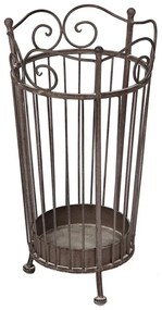 Kovácsoltvas esernyőtartó antikolt szürke