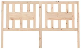 tömör fenyőfa fejtámla 141 x 4 x 100 cm