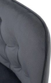 Design fotel, szürke Velvet szövet, VERIO