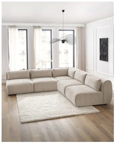 Bézs sarokkanapé (variálható) Jeanne – Bobochic Paris