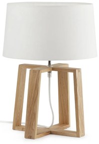 FARO BLISS asztali lámpa, fehér, E27 foglalattal, IP20, 28401