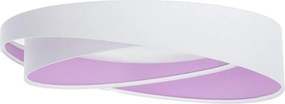 LED dimmelhető mennyezeti lámpa SM. GALAXY M. LED/24W/230V átm. 55 cm fehér/lila + távirányító