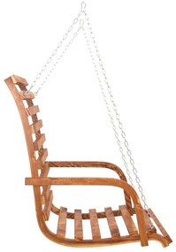 tömör lucfenyő baldachinos hintapad tíkfa kivitelezéssel