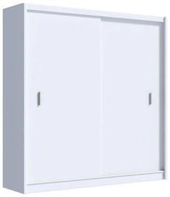 SAPHIRA tolóajtós gardrób 203x215 cm, fehér