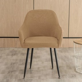 Nagy Kagylószék Huzat (enyhén vízlepergető, halvány karamell)