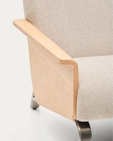 Bézs zsenília kanapé 165 cm Amsen – Kave Home