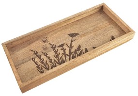 InDecor Dekoratív tál mangófából Louka, 36 x 16 x4 cm