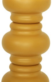 Retro állólámpa mustár sárga matt üveggel - Fedde