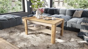 Mazzoni ASTI-P Artisan Tölgy/Bézs (Pezsgő) - MODERN DOHÁNYZÓASZTAL MEGEMELHETŐ ASZTALLAPPAL