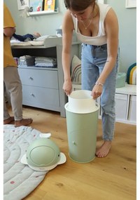 Zöld műanyag szemetes pelenkákhoz 25 l Whale – Kindsgut