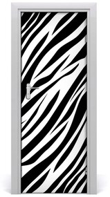 Fotótapéta ajtóra otthon Zebra háttér 75x205 cm