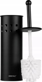 Wc kefe fém fekete Kinghoff KH-1812