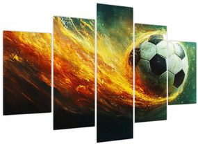 Kép - Focilabda repülés közben (150x105 cm)
