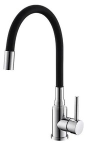 ALVEUS 1144427 - Mosogató csap rugalmas karral MINTAS 34 cm króm/fekete