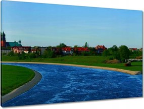 Vászonkép 90x60 Poznań Panoráma