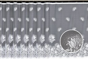 Mg Függöny jacquard Z018 Fehér 300X160 szalaggal