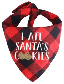 "I ate Santa's cookies" karácsonyi kutyakendő