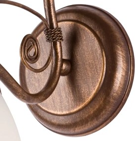 Brilagi - LED Fali lámpa ANTICO 1xE27/60W/230V bronz patina