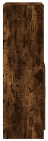 vidaXL füstös tölgy színű szerelt fa konyhaszekrény 57x41,5x131,5 cm