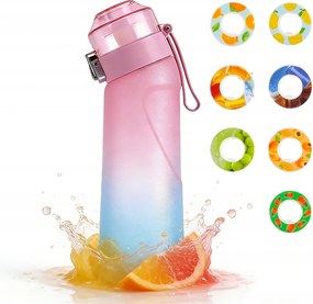 Ízesített 650 ml-es vizes palack 7 kapszulával Cukor- és kalóriamentes