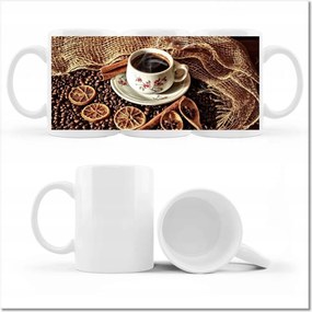 Fényképes bögre Kávéscsésze vaníliával