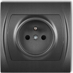 Karlik Logo grafit szimpla aljzat +0 -11LGP-1z