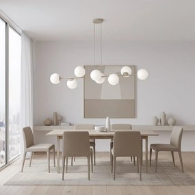Emibig modern függeszték magnus bézs fehér emi1640/8