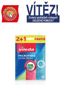Vileda Ultra Fresh mikroszálas törlőkendő  2+1 db