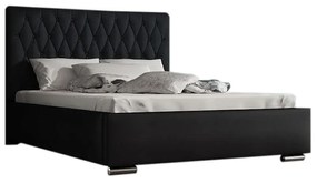 REBECA kárpitozott ágy+ágyrács+matrac, Siena01 gombbal/Dolaro08, 160x200