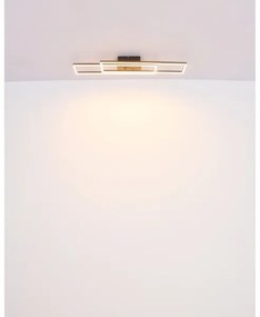 Globo 67208-30 - LED Mennyezeti lámpa DAKARI LED/30W/230V 3000K 60x80 cm fekete