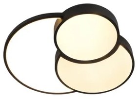 LED Dimmelhető mennyezeti lámpa LED/60W/230V 3000-6500K fekete + távirányító