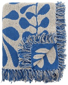 Kék takaró 130x160 cm Nevine – Bloomingville
