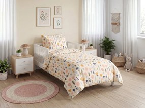 Babaágy ágynemű Renforcé pamutból FLORI DREAM színes Ágyneműhuzat mérete: 45 x 65 cm | 90 x 135 cm
