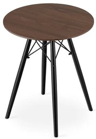 Étkezőasztal TODI 60 cm - fekete/barna