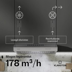 Klarstein SlimVent 60 Silver páraelszívó